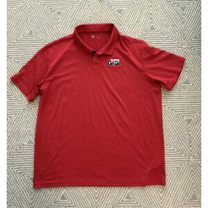 Levelwear Capital City Go-Go Polyester Polo Shirt‎ - Red - XL (no tag)